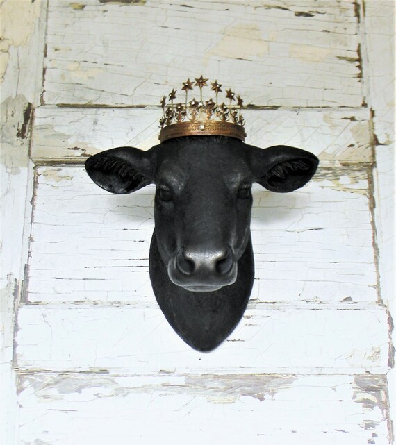 Faux Cow Head Etsy