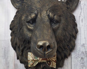 taxidermy bear head for sale