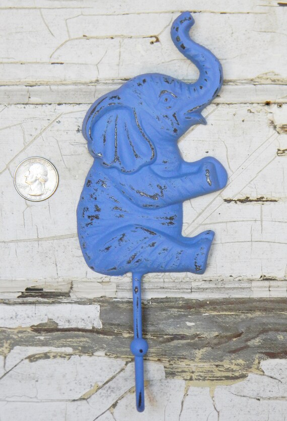 Elephant Wall Hook Coat Animal Hooks Nursery Decor Kids Room For