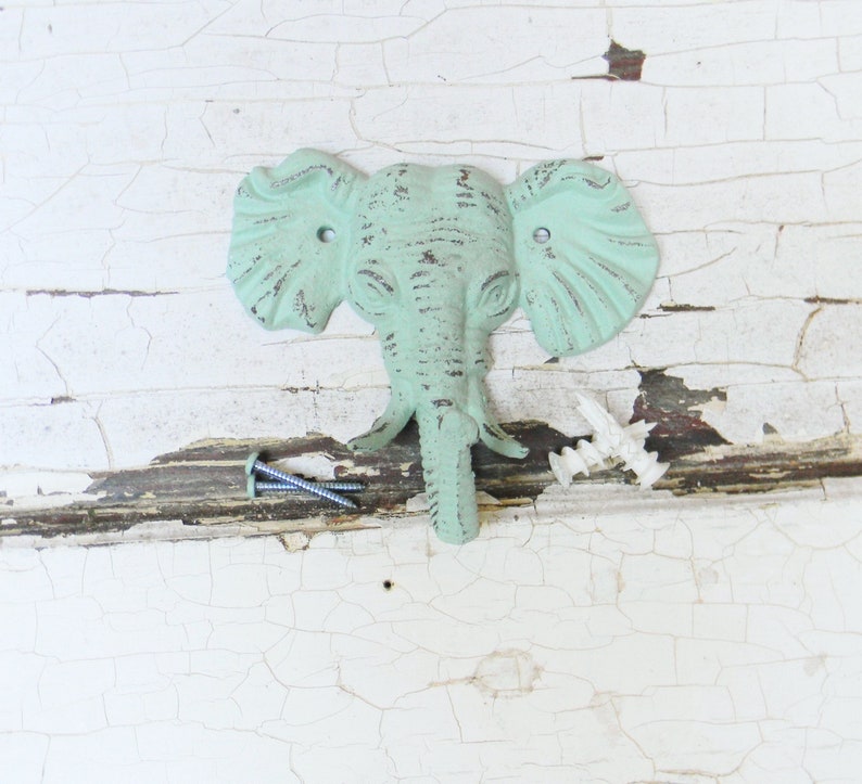 Elephant Wall Hook Animal Hooks Coat Nursery Kids Decor