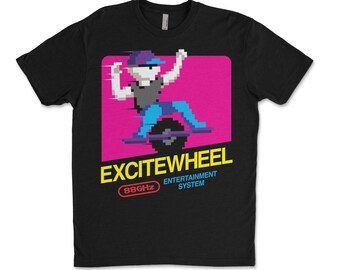 Camiseta Onewheel: "Excitewheel" (Edición Modo Noche)