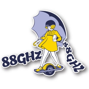 Onewheel Sticker: “Floating Her Own Way” Woman Rider