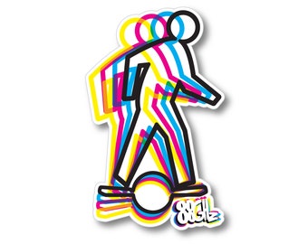Adhesivo de Onewheel: Crosswalk CMYK “Double Remix”
