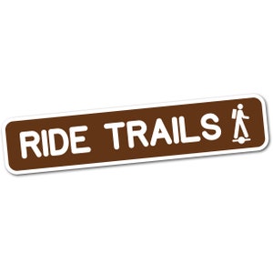 Onewheel Sticker: Ride Trails “Wood Carved Edition”