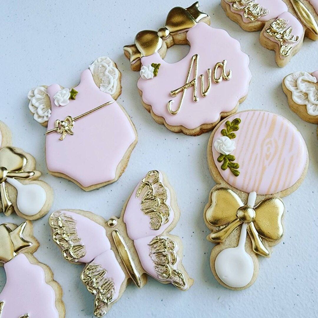 Butterfly Baby Shower Cookies Set A Etsy