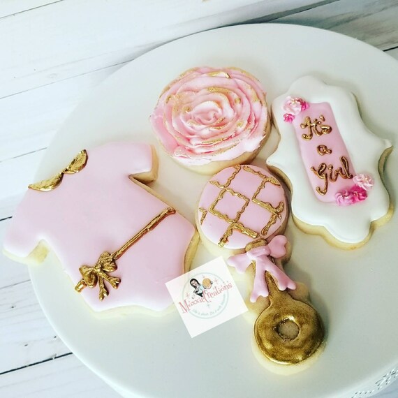 It's a Girl Baby Shower Cookies 1 dz. Etsy