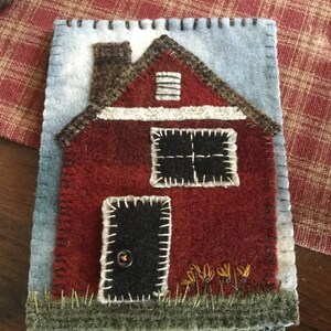 MY RED HOUSE pattern by SusanGonzalesDesigns.com