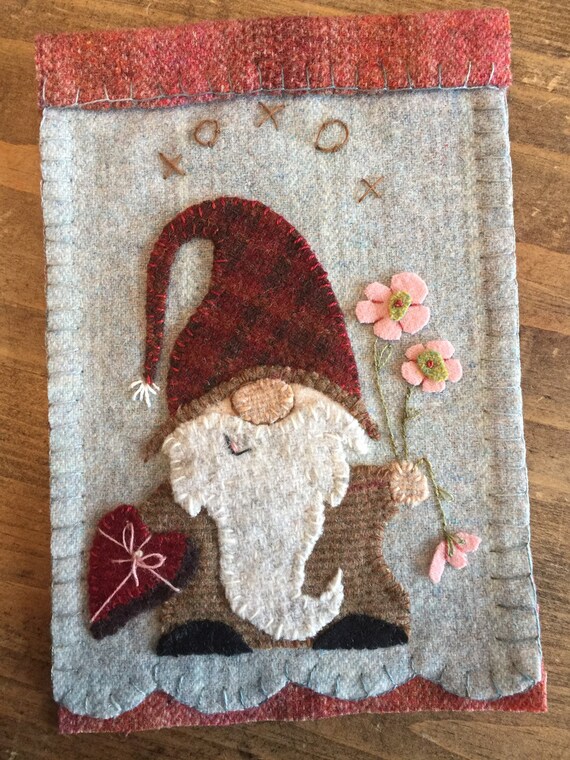 Hartly Gnome Pattern for Wool Appliqué - Etsy