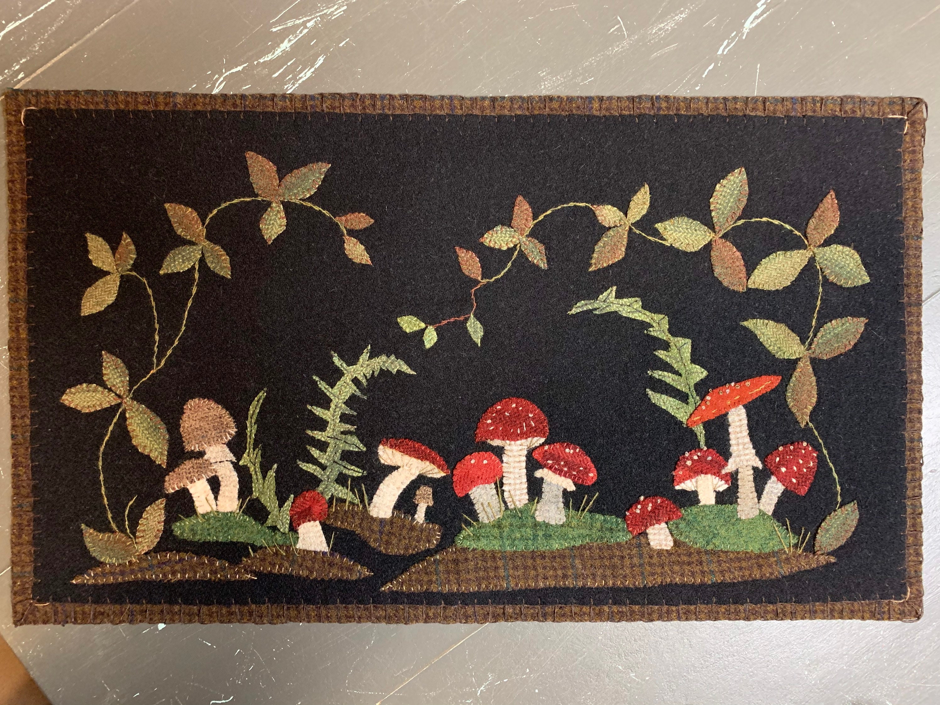 A Fungus is Among Us!!- wool appliqué pattern