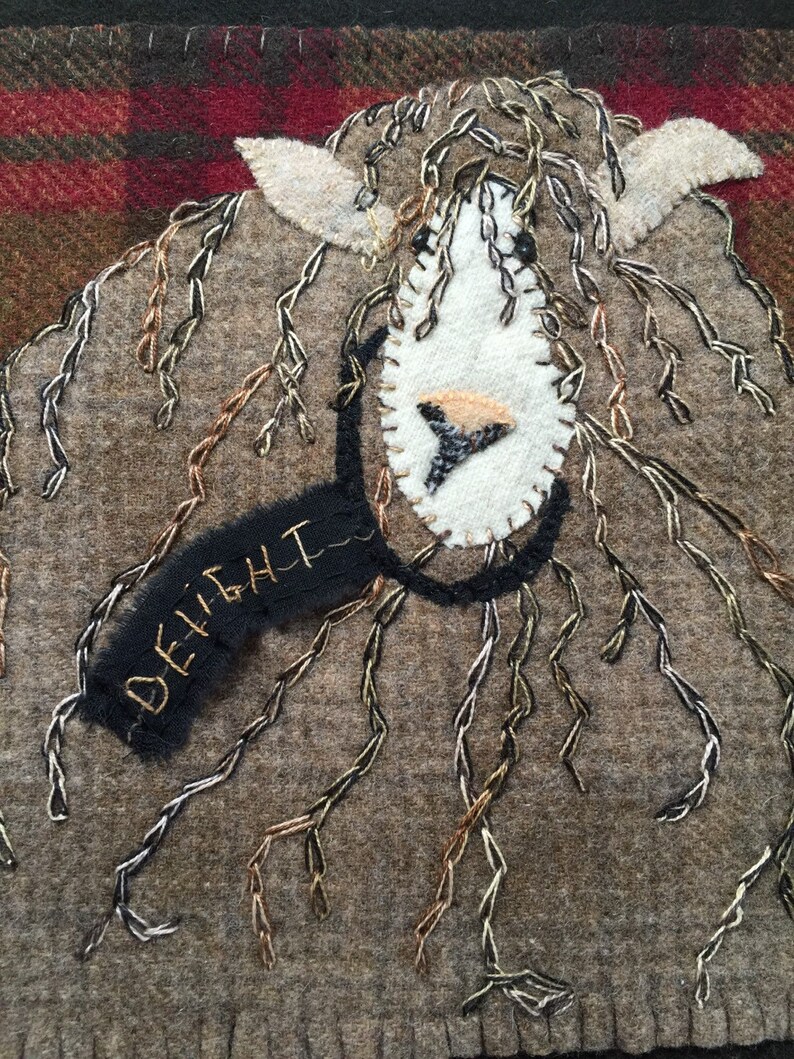 Wool applique pattern Sheer Delight Etsy