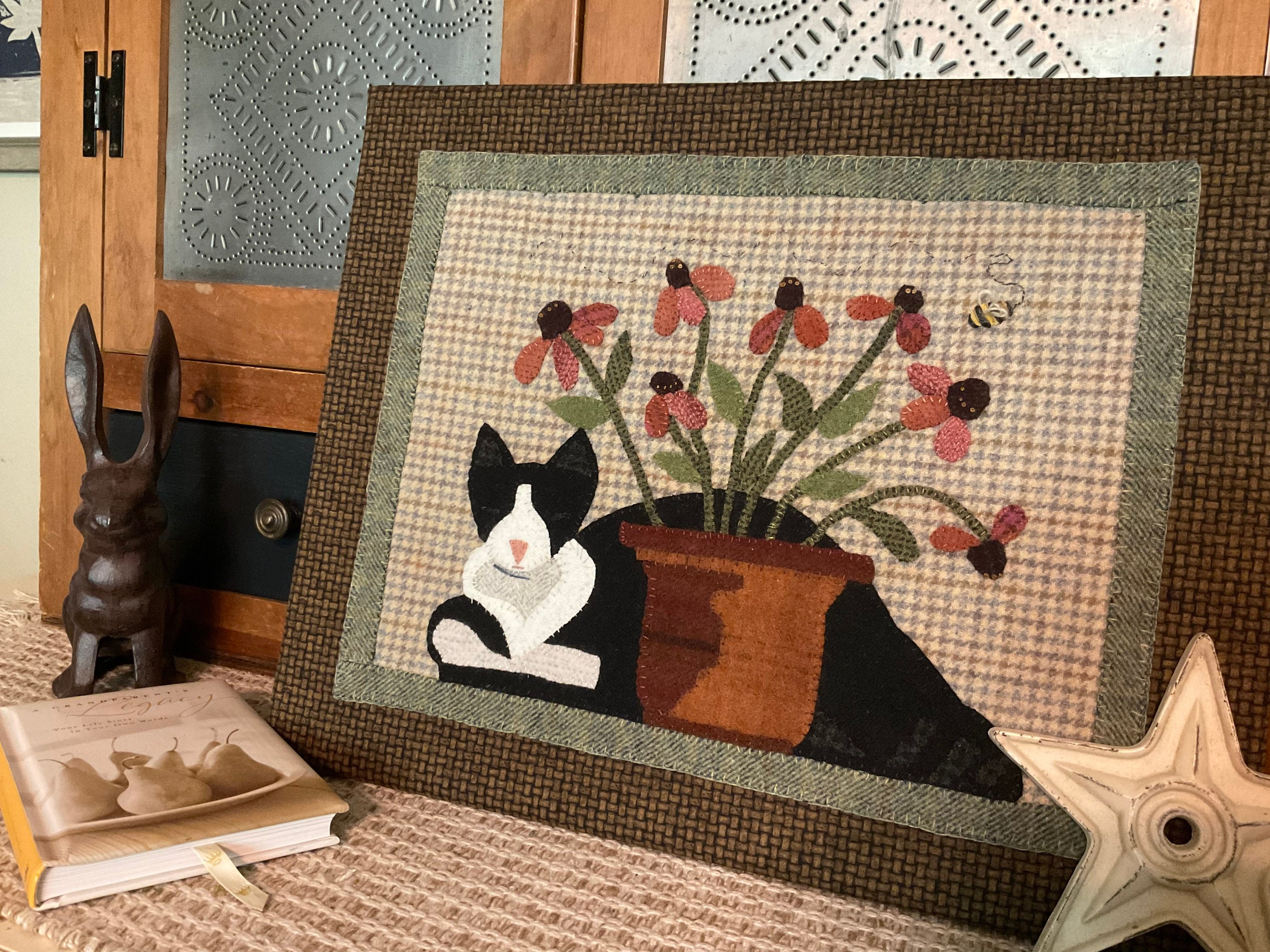 Cat Nap Appliqué Pattern - Etsy