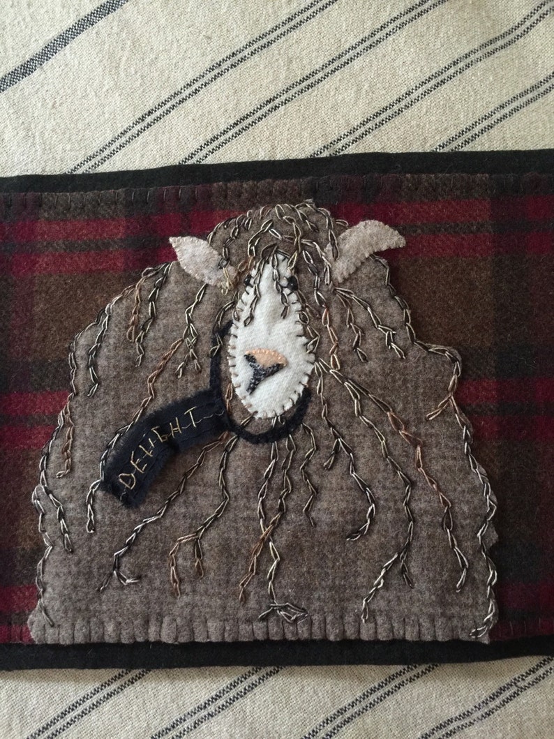 Wool applique pattern Sheer Delight Etsy