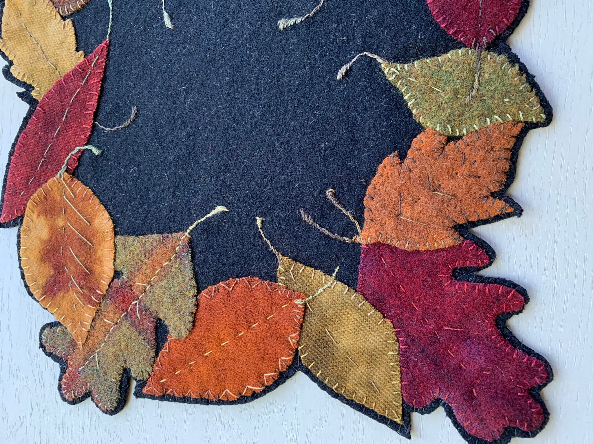Colors of Fall Pattern for Wool Appliqué - Etsy