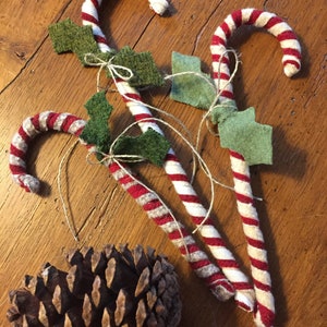 Wooly Candy Cane pattern