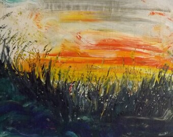 Halloween painting | Etsy