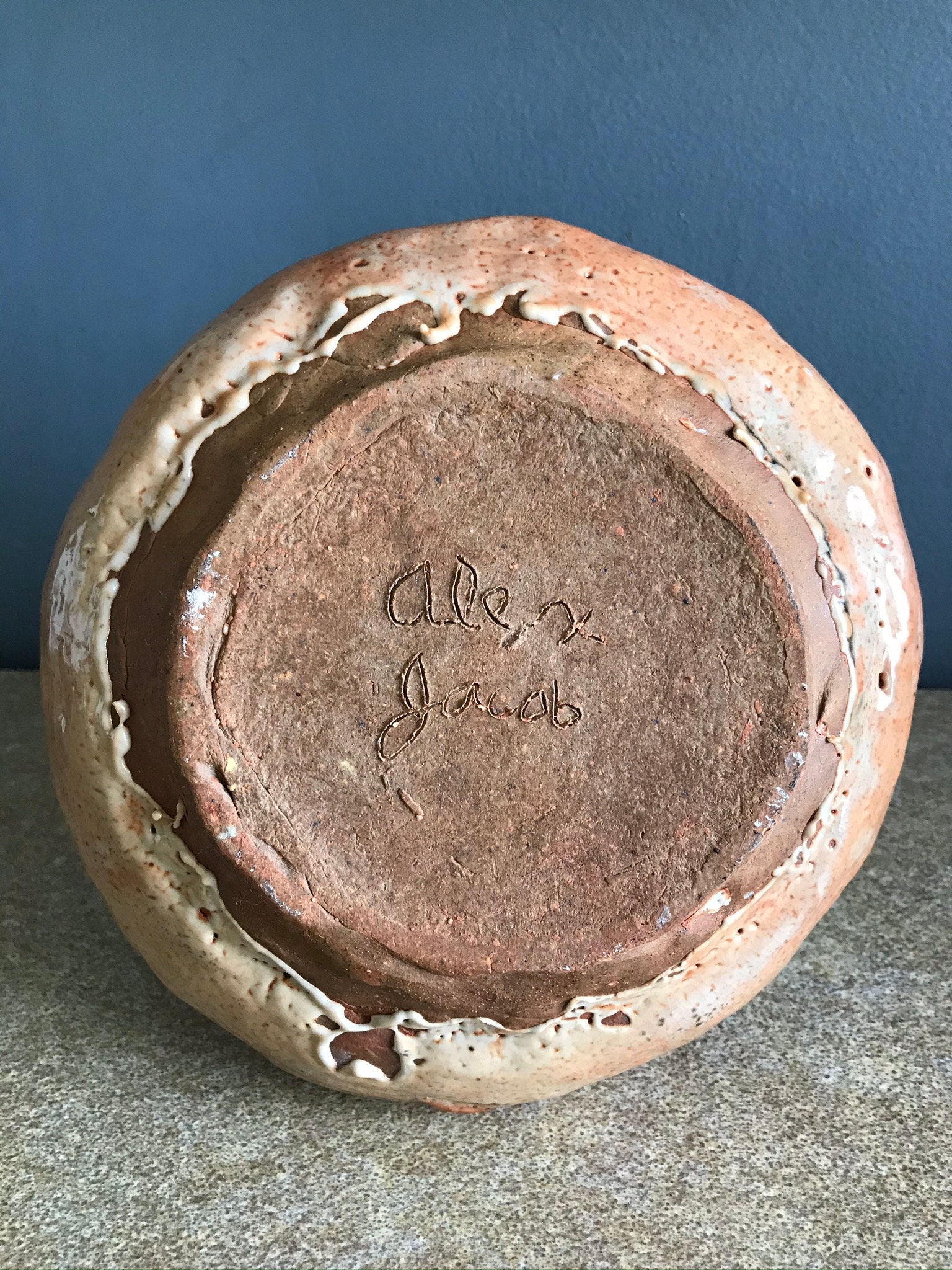 1970s MidCentury Brutalist Studio Pottery Vase Etsy