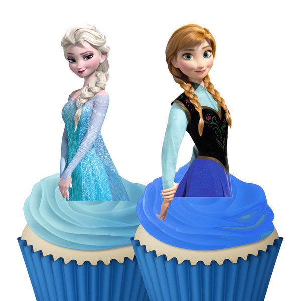 Frozen Cupcake Toppers - Etsy