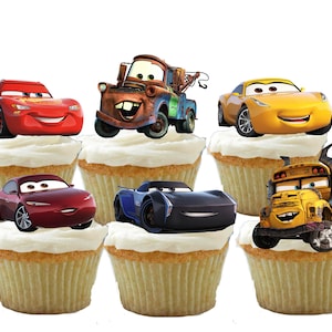 Cars Cupcake Toppers
