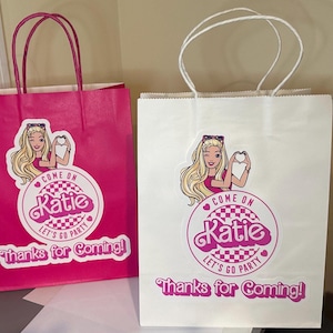 12 Personalized Doll Favor/Goodie bags