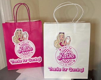 12 Personalized Doll Favor/Goodie bags