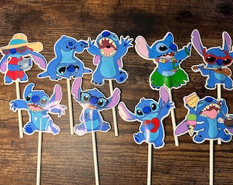 Stitch Cupcake Toppers