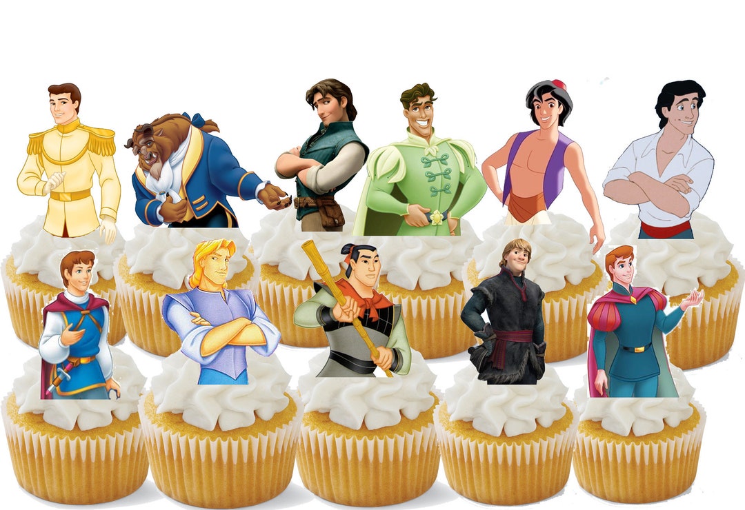 Prince Cupcake Toppers - Etsy