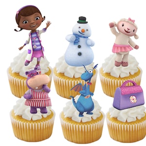Doctor Cupcake Toppers