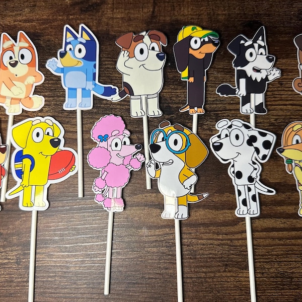 Dog Cupcake Toppers