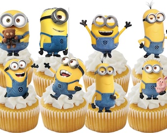 Minion Cupcake Toppers