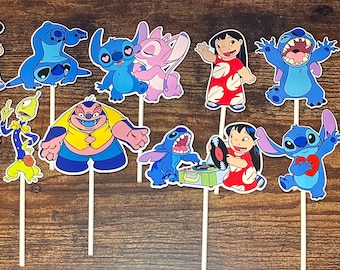 Stitch Cupcake Toppers