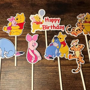 Winnie Cupcake Toppers