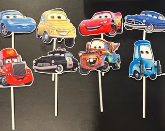 Cars Cupcake Toppers
