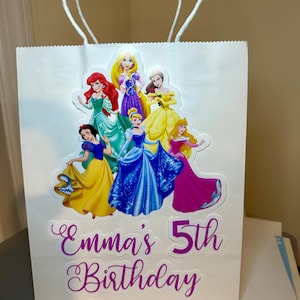 12 Princess Favor/Goodie bags