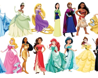 Princess Cutout(s)/Cake toppers Die cut- 6 inch cutout