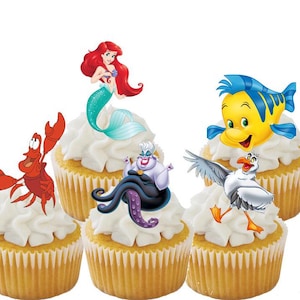 Princess cupcake toppers