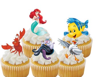 Princess cupcake toppers