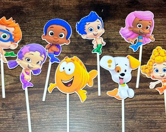 Guppie Cupcake Toppers
