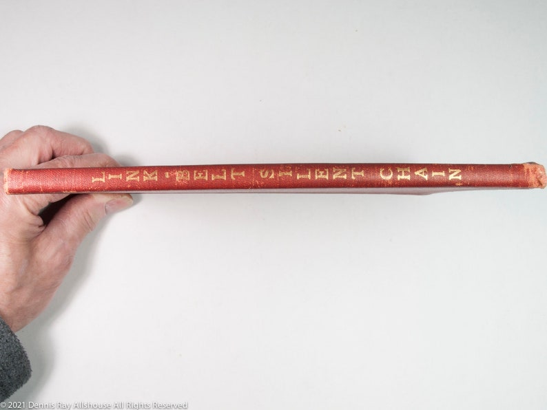 Antique Linkbelt Silent Chain Data Book No. 125 Copyrighted Etsy