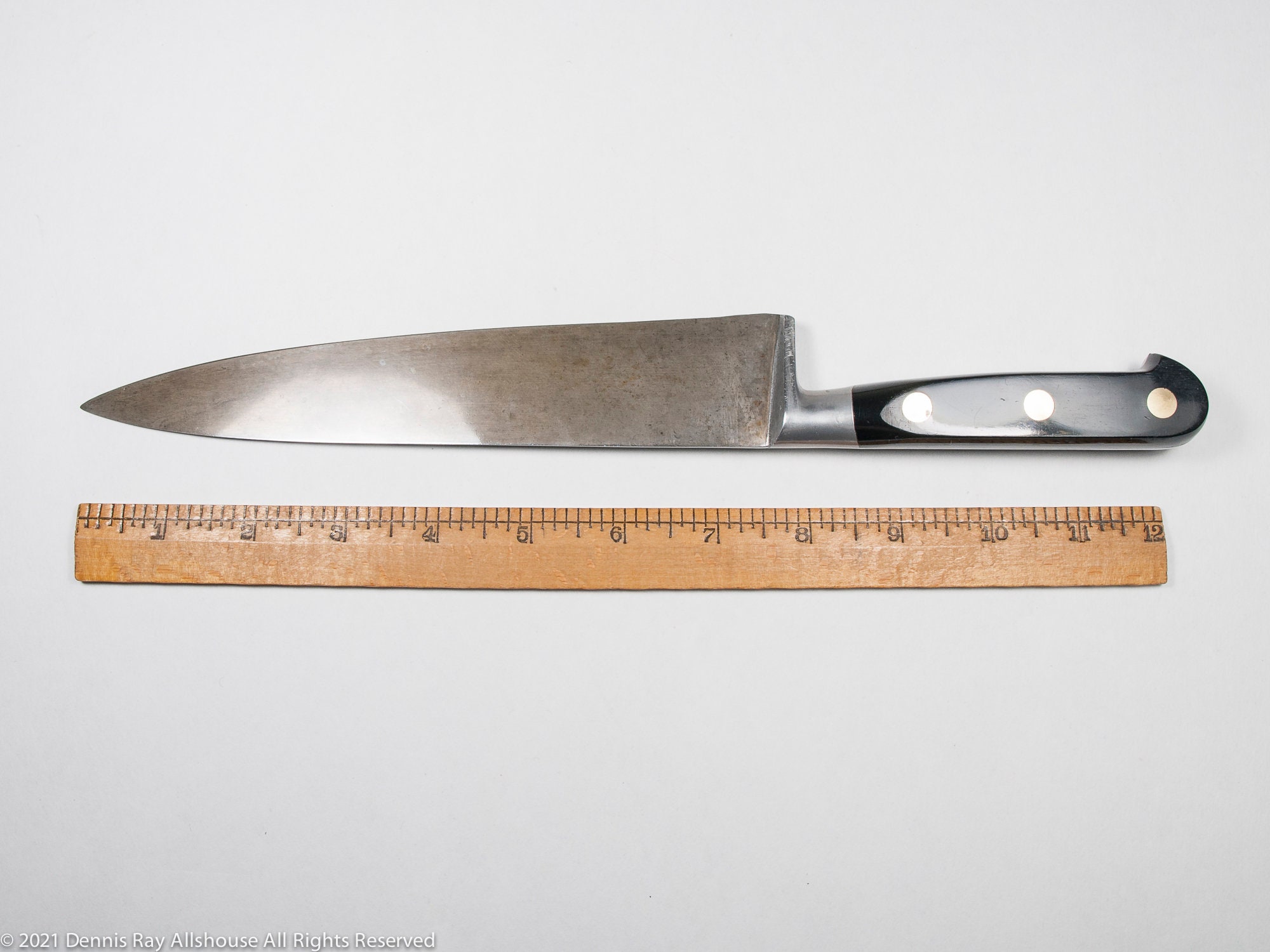 Vintage Sabatier carbon steel knife a sharp full tang kitchen | Etsy