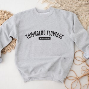Custom Lake Name Crewneck Sweatshirt: Up North Lake Life Apparel
