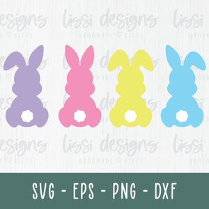 Easter Bunny Clipart: Hand-Drawn Bunny Rabbit Cut File (Digital Download)