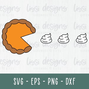 Thanksgiving Pumpkin Pie Digital Download - svg - png - dxf - eps -  Funny Thanksgiving Holiday Printable Clipart - Pie Design - Shirt