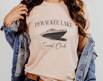 Custom Lake Social Club Shirt: Personalized Boat Lover Tee