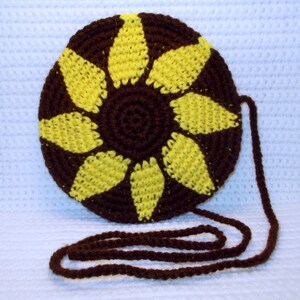 Crochet Tapestry Bag - Sunflower
