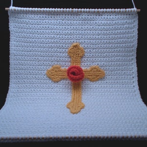 3D Crochet Art Wall - The Rosicrucian Cross Rose Cross AMORC Rosicrucian Altar, Rosy Cross, Rose Cross Symbol