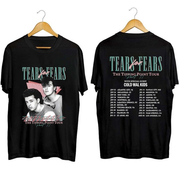 Tears for Fears Tour Shirt - Etsy