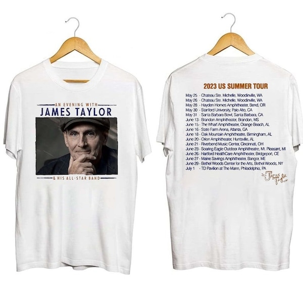 james taylor tour 2023 shirt