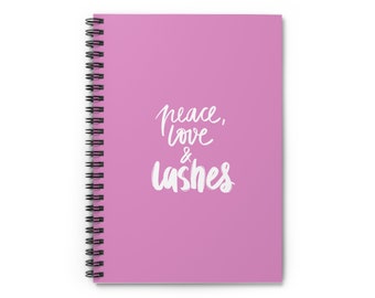 Love Lashes Notebook