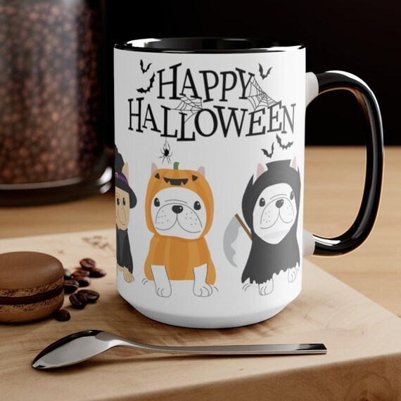 Frenchie Halloween Mug Etsy