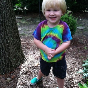 Custom Tie Dye Toddler Tee